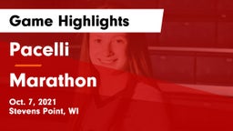 Pacelli  vs Marathon  Game Highlights - Oct. 7, 2021