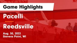 Pacelli  vs Reedsville  Game Highlights - Aug. 30, 2022