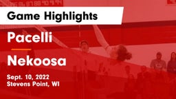 Pacelli  vs Nekoosa  Game Highlights - Sept. 10, 2022