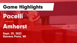 Pacelli  vs Amherst  Game Highlights - Sept. 29, 2022