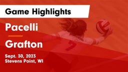 Pacelli  vs Grafton  Game Highlights - Sept. 30, 2023