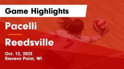 Pacelli  vs Reedsville  Game Highlights - Oct. 12, 2023