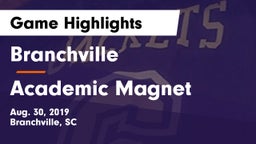 Branchville  vs Academic Magnet Game Highlights - Aug. 30, 2019