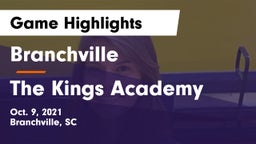 Branchville  vs The Kings Academy Game Highlights - Oct. 9, 2021