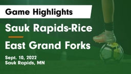 Sauk Rapids-Rice  vs East Grand Forks Game Highlights - Sept. 10, 2022
