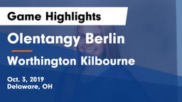 Olentangy Berlin  vs Worthington Kilbourne  Game Highlights - Oct. 3, 2019