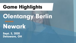 Olentangy Berlin  vs Newark  Game Highlights - Sept. 3, 2020