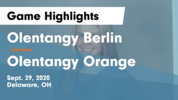 Olentangy Berlin  vs Olentangy Orange  Game Highlights - Sept. 29, 2020