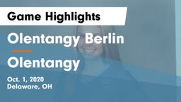 Olentangy Berlin  vs Olentangy  Game Highlights - Oct. 1, 2020