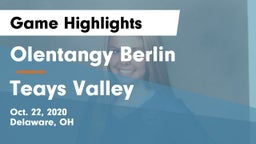 Olentangy Berlin  vs Teays Valley  Game Highlights - Oct. 22, 2020
