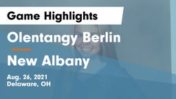Olentangy Berlin  vs New Albany  Game Highlights - Aug. 26, 2021