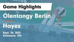 Olentangy Berlin  vs Hayes  Game Highlights - Sept. 28, 2022