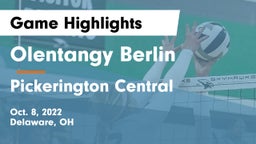 Olentangy Berlin  vs Pickerington Central  Game Highlights - Oct. 8, 2022