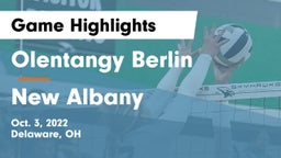 Olentangy Berlin  vs New Albany Game Highlights - Oct. 3, 2022
