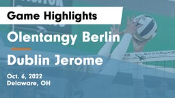 Olentangy Berlin  vs Dublin Jerome  Game Highlights - Oct. 6, 2022