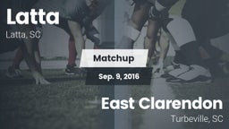 Matchup: Latta vs. East Clarendon  2016