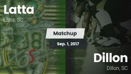 Matchup: Latta vs. Dillon  2017