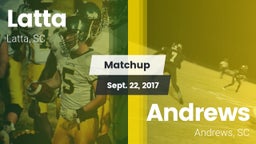Matchup: Latta vs. Andrews  2017