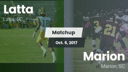 Matchup: Latta vs. Marion  2017