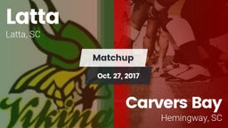 Matchup: Latta vs. Carvers Bay  2017