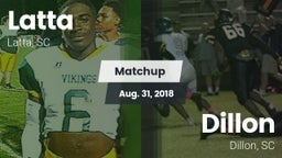 Matchup: Latta vs. Dillon  2018