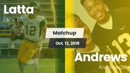Matchup: Latta vs. Andrews  2018