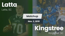 Matchup: Latta vs. Kingstree  2018
