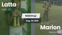 Matchup: Latta vs. Marion  2019