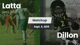 Matchup: Latta vs. Dillon  2019