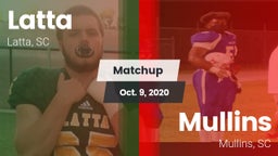 Matchup: Latta vs. Mullins  2020