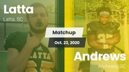 Matchup: Latta vs. Andrews  2020