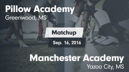 Matchup: Pillow Academy vs. Manchester Academy  2016