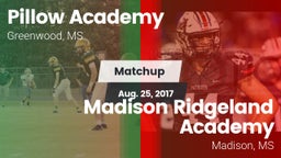 Matchup: Pillow Academy vs. Madison Ridgeland Academy 2017