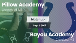 Matchup: Pillow Academy vs. Bayou Academy  2017