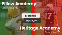 Matchup: Pillow Academy vs. Heritage Academy  2017