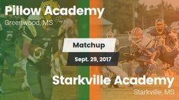 Matchup: Pillow Academy vs. Starkville Academy  2017