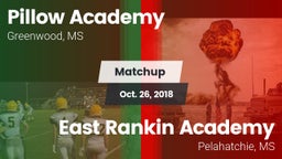 Matchup: Pillow Academy vs. East Rankin Academy  2018
