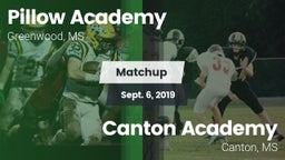 Matchup: Pillow Academy vs. Canton Academy  2019