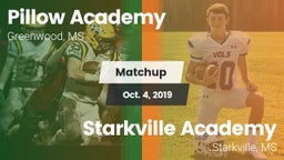 Matchup: Pillow Academy vs. Starkville Academy  2019