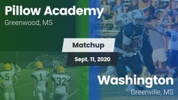Matchup: Pillow Academy vs. Washington  2020