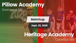 Matchup: Pillow Academy vs. Heritage Academy  2020