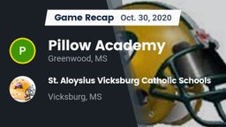 Recap: Pillow Academy vs. St. Aloysius Vicksburg Catholic Schools 2020