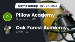 Recap: Pillow Academy vs. Oak Forest Academy  2023