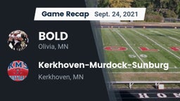 Recap: BOLD  vs. Kerkhoven-Murdock-Sunburg  2021