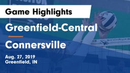 Greenfield-Central  vs Connersville Game Highlights - Aug. 27, 2019