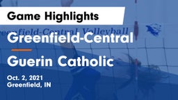 Greenfield-Central  vs Guerin Catholic  Game Highlights - Oct. 2, 2021