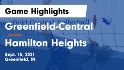 Greenfield-Central  vs Hamilton Heights  Game Highlights - Sept. 15, 2021