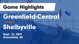 Greenfield-Central  vs Shelbyville  Game Highlights - Sept. 16, 2021