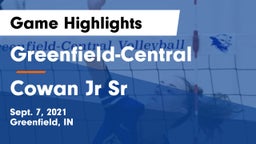 Greenfield-Central  vs Cowan Jr Sr  Game Highlights - Sept. 7, 2021