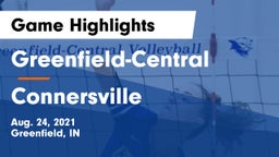 Greenfield-Central  vs Connersville  Game Highlights - Aug. 24, 2021